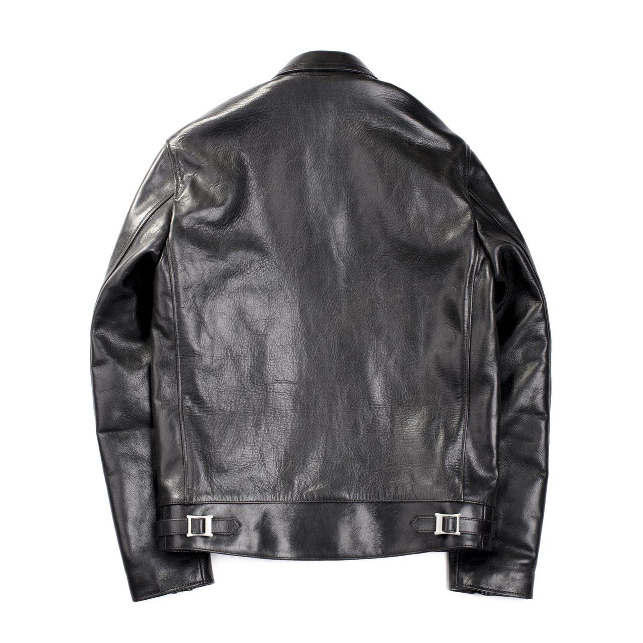 Addict AD-01 Horsehide Leather Jacket Black - Image 7