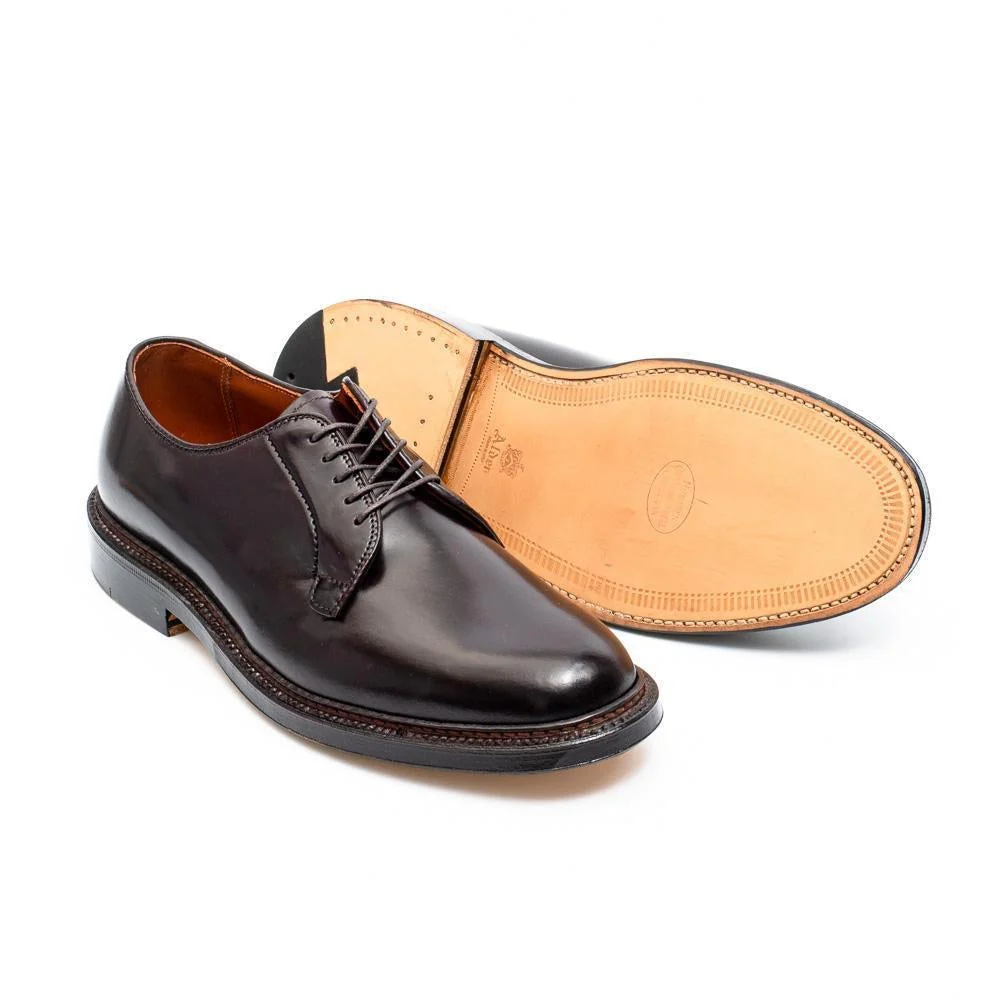 Alden Colour 8 Cordovan Plain Toe Blucher 990 - Image 4