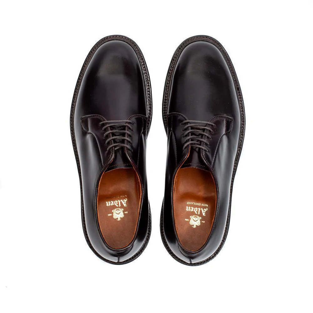 Alden Colour 8 Cordovan Plain Toe Blucher 990 - Image 5