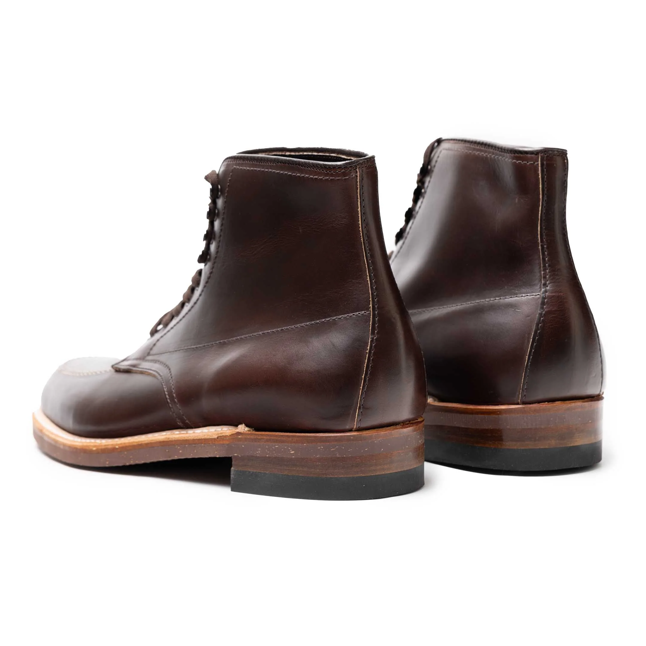 Alden x Clutch Cafe 403 Indy Boot Brown Chromexcel - Image 3