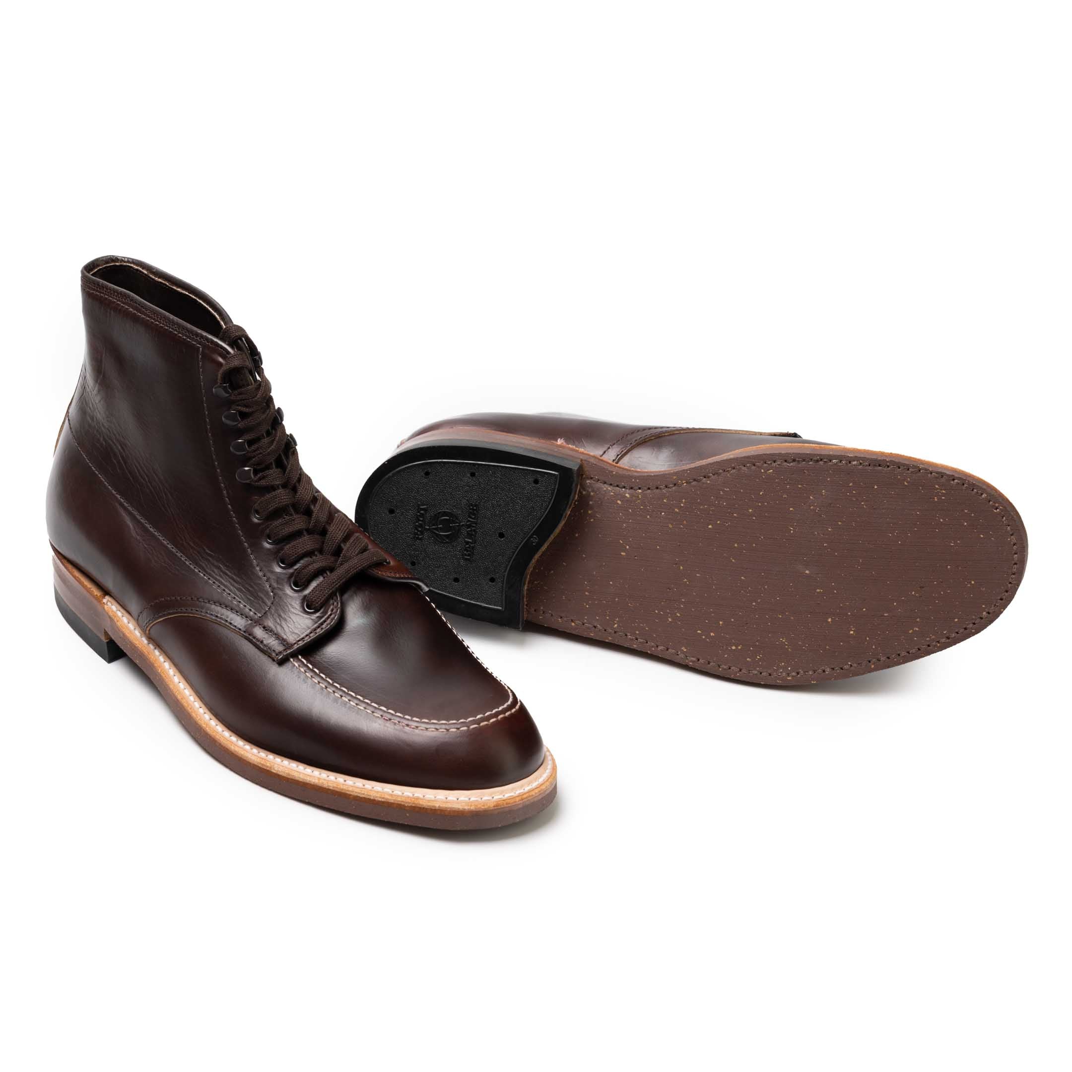 Alden x Clutch Cafe 403 Indy Boot Brown Chromexcel - Image 4