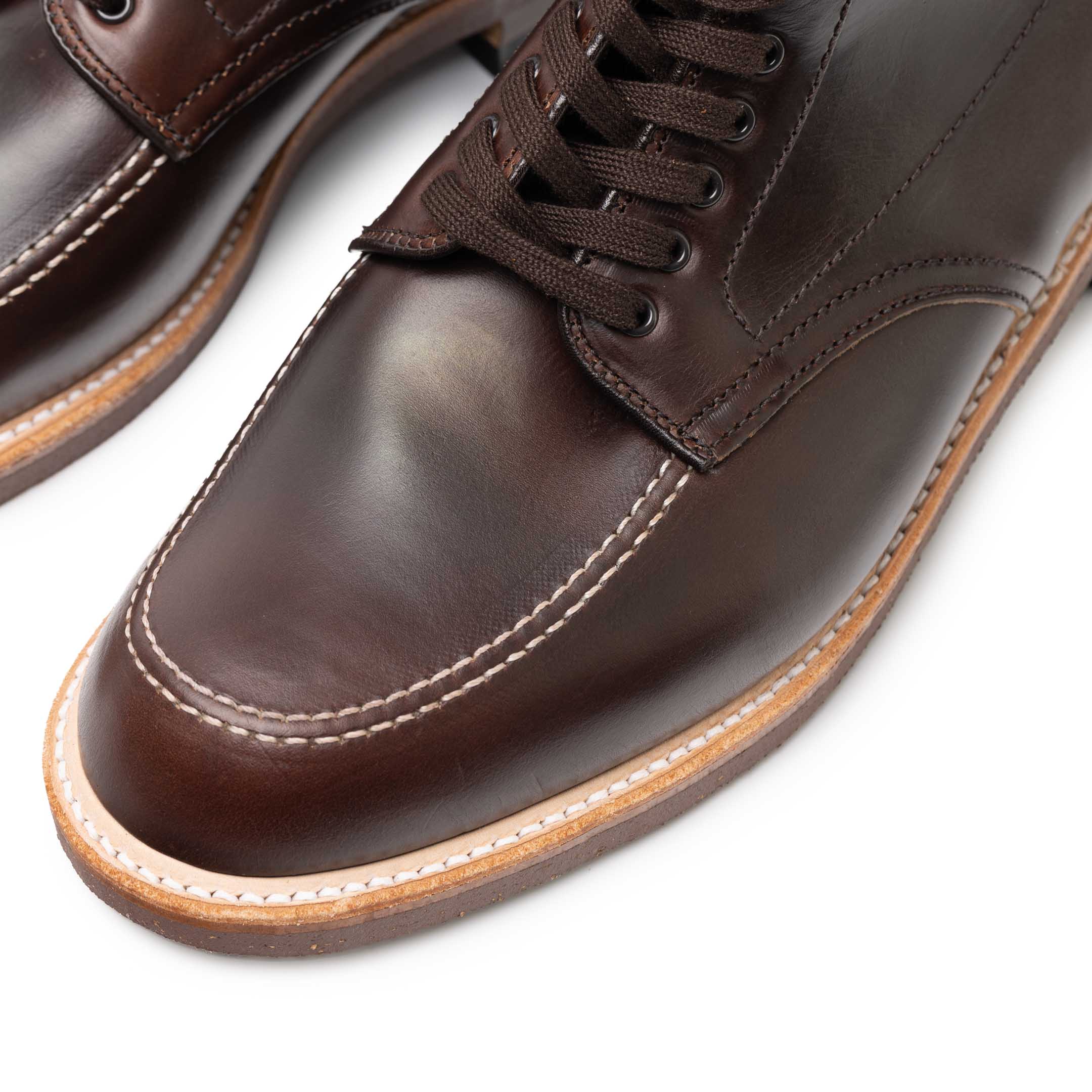 Alden x Clutch Cafe 403 Indy Boot Brown Chromexcel - Image 5