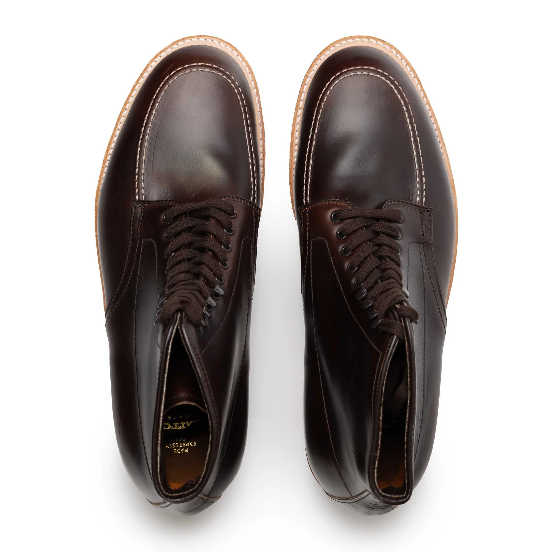 Alden x Clutch Cafe 403 Indy Boot Brown Chromexcel - Image 8