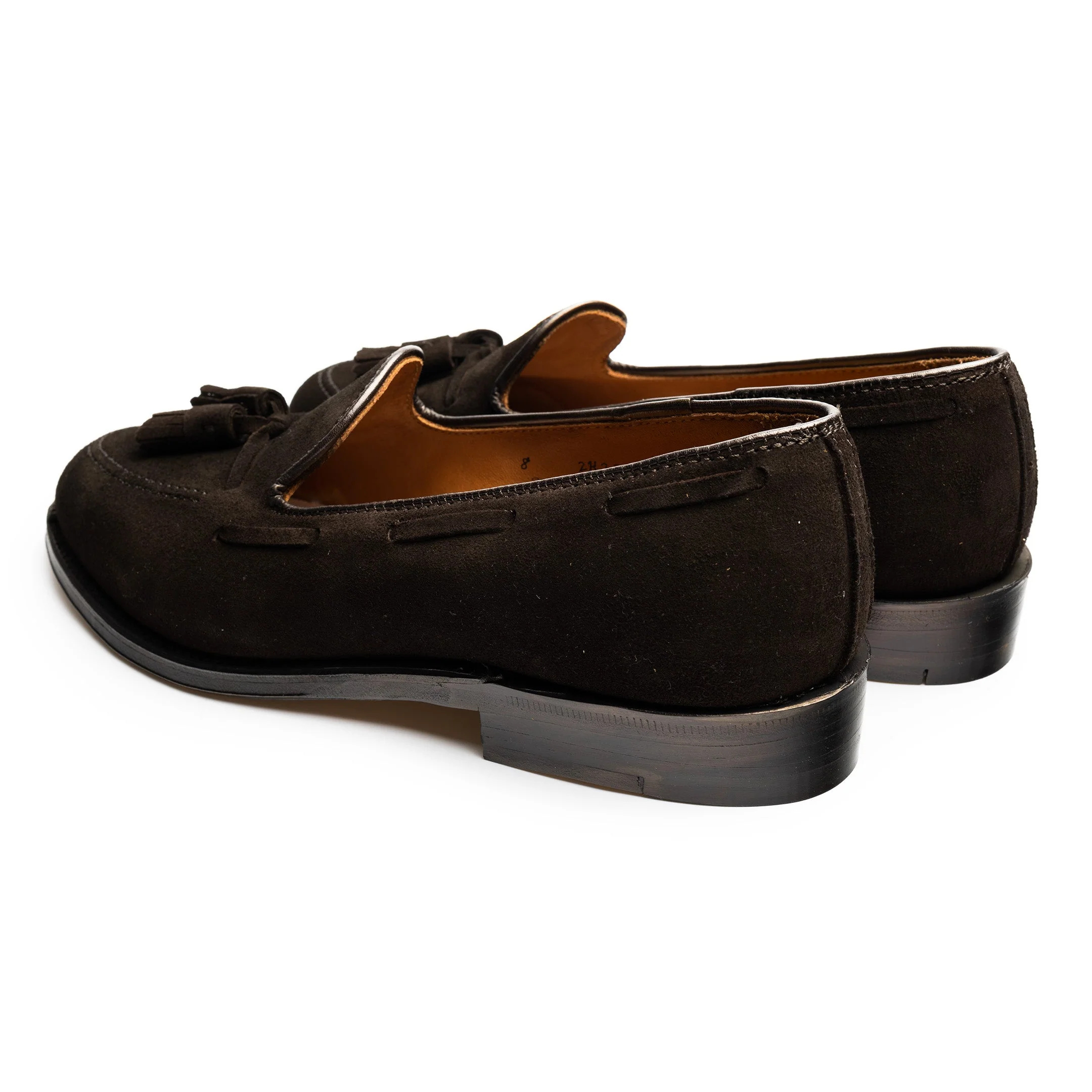 Alden Tassel Loafer Brown Suede 666 - Image 3