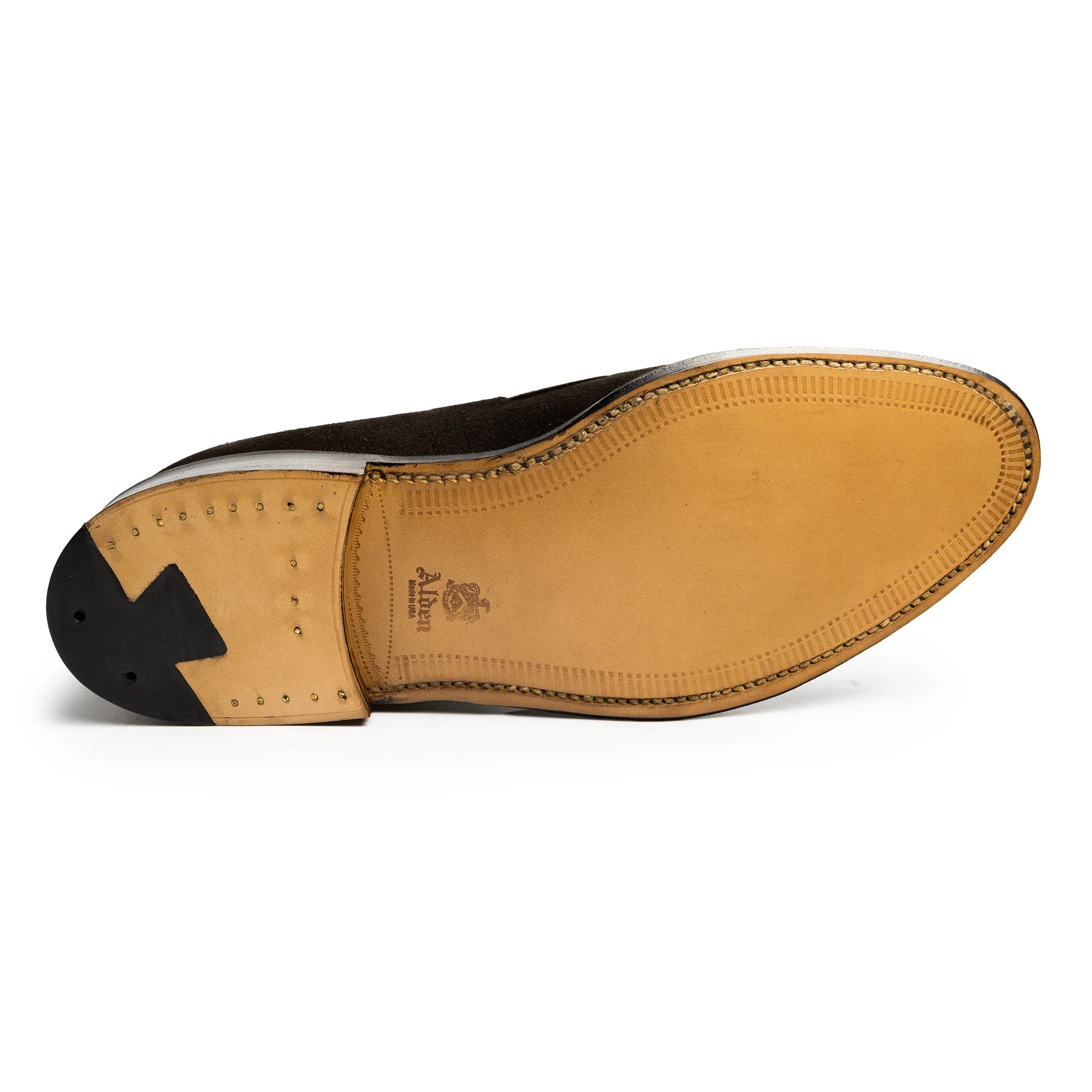 Alden Tassel Loafer Brown Suede 666 - Image 6