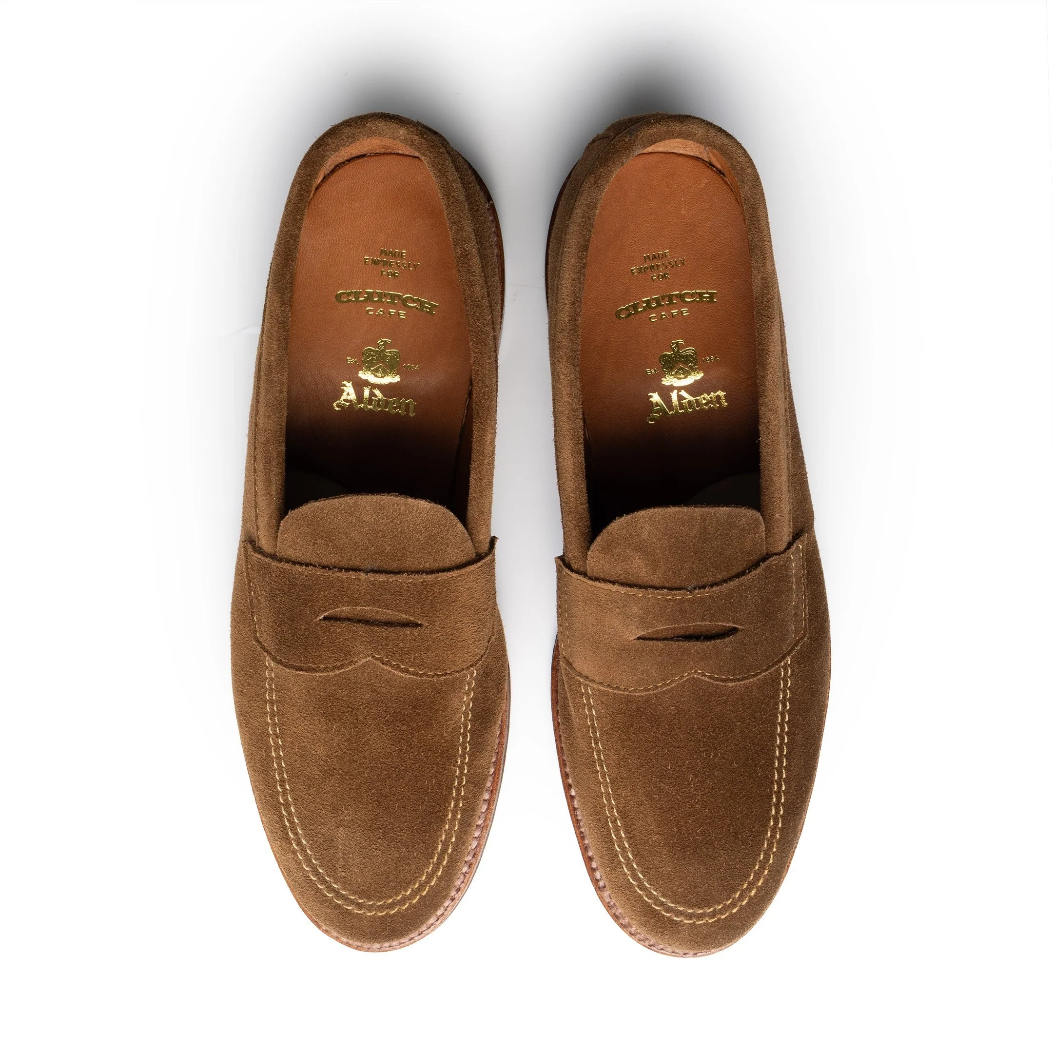 Alden Unlined Penny Loafer Snuff Suede 5735F - Image 5