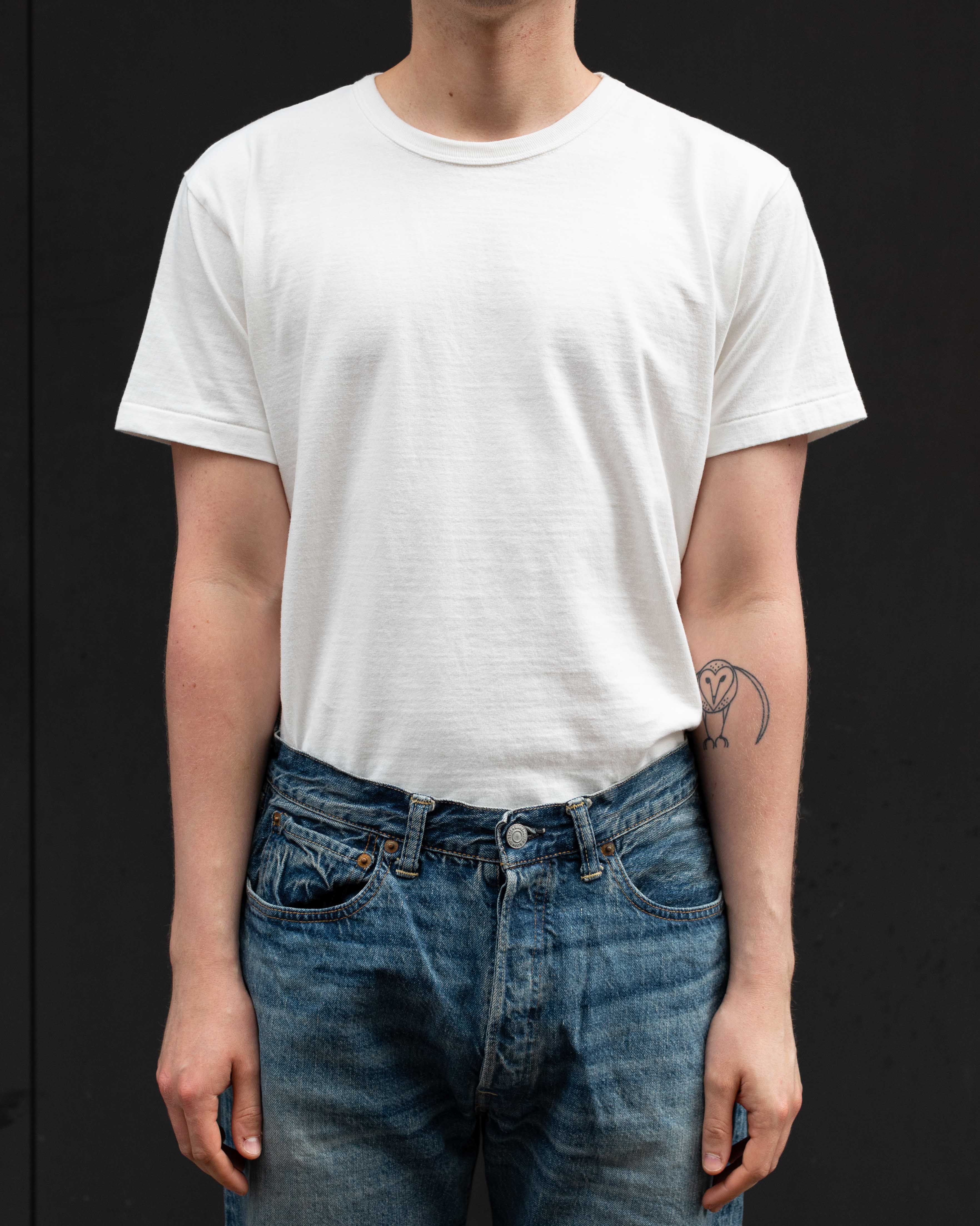 Allevol Heavy Duty Crew Neck T-Shirt Navy - Image 6