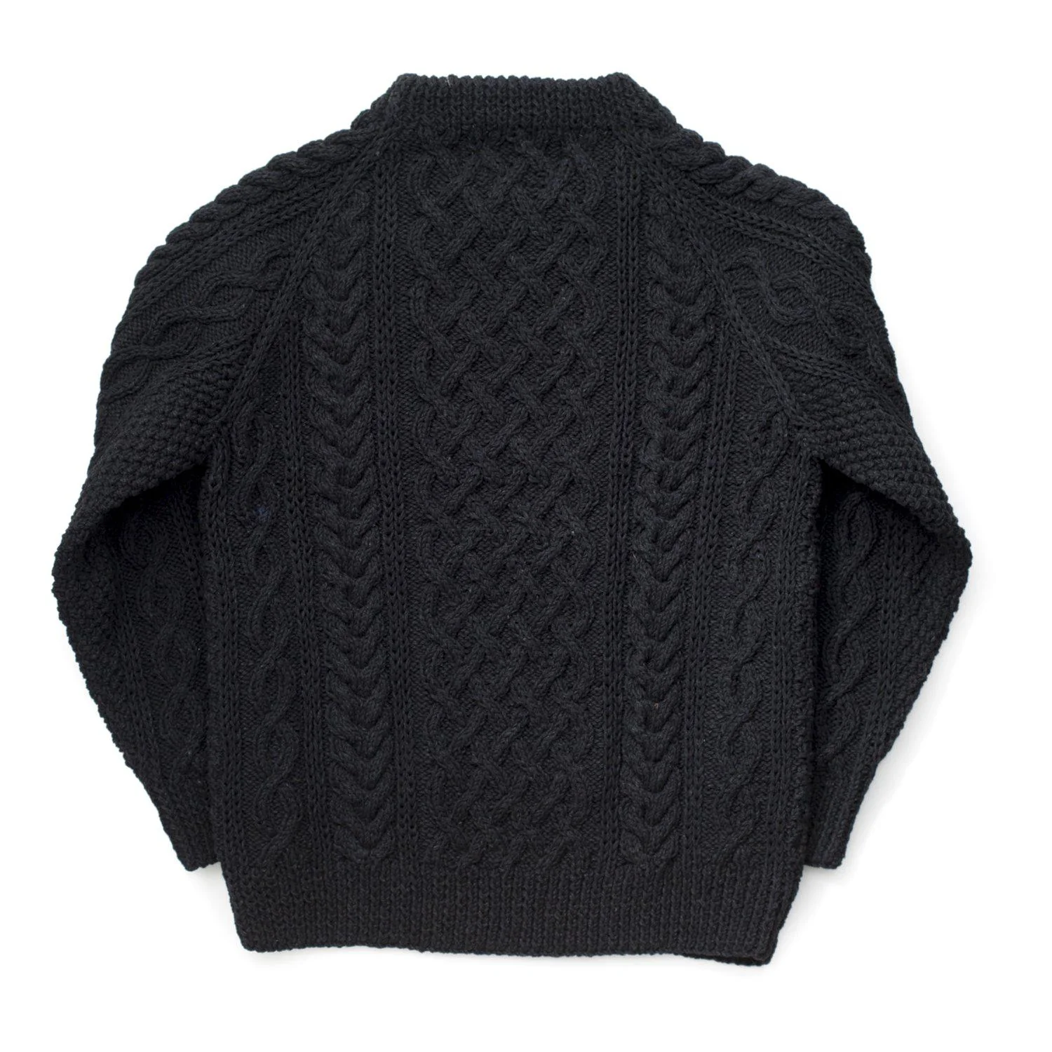 Allevol x Inverallan Cable Knit Crew 1A Black - Image 4