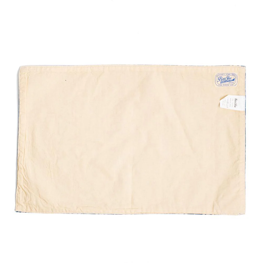 BasShu Grandad Check Place Mat Indigo Check (B) - Image 3