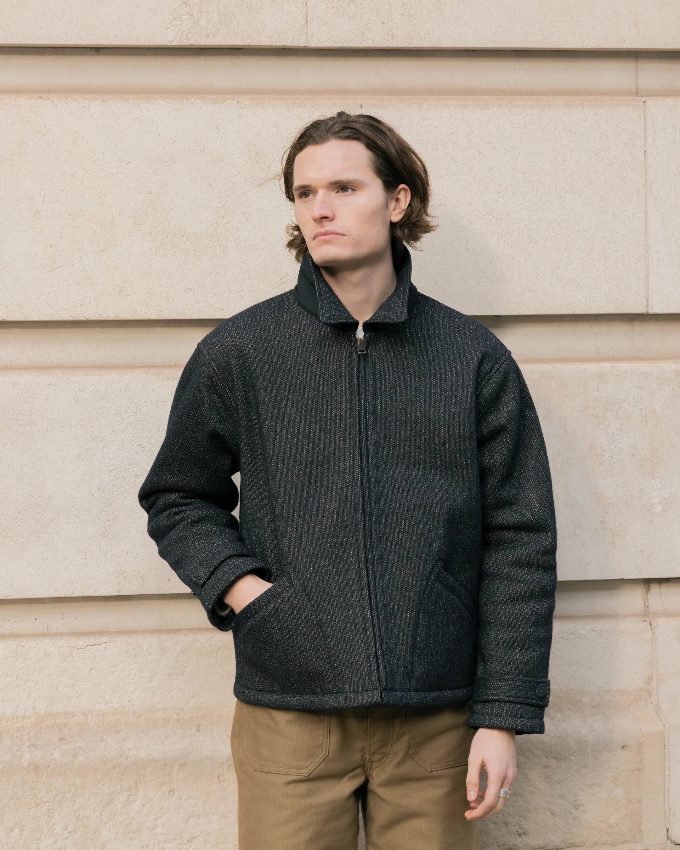 Brown's Beach BBJ Sports Jacket Ox. Grey - Image 7