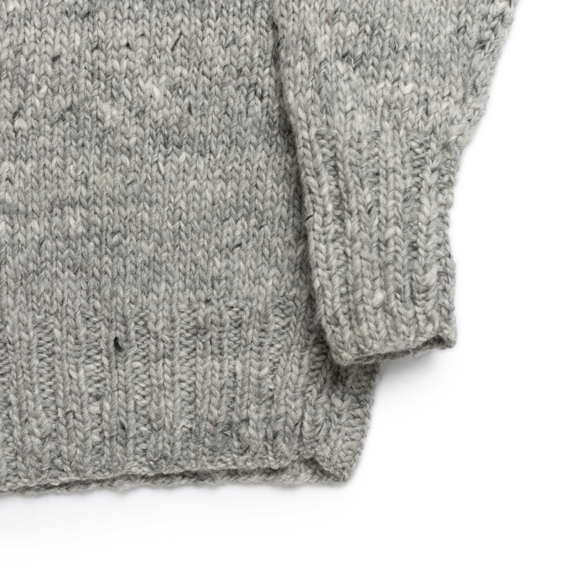 Chamula Turtleneck Pullover Pearl Grey - Image 4