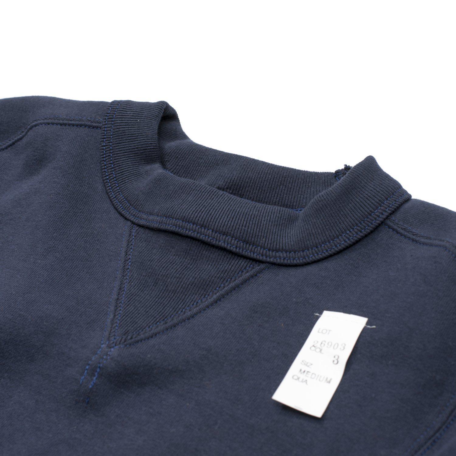 Cushman Lot. 26903 Freedom Sleeve Sweatshirt Navy - Image 3