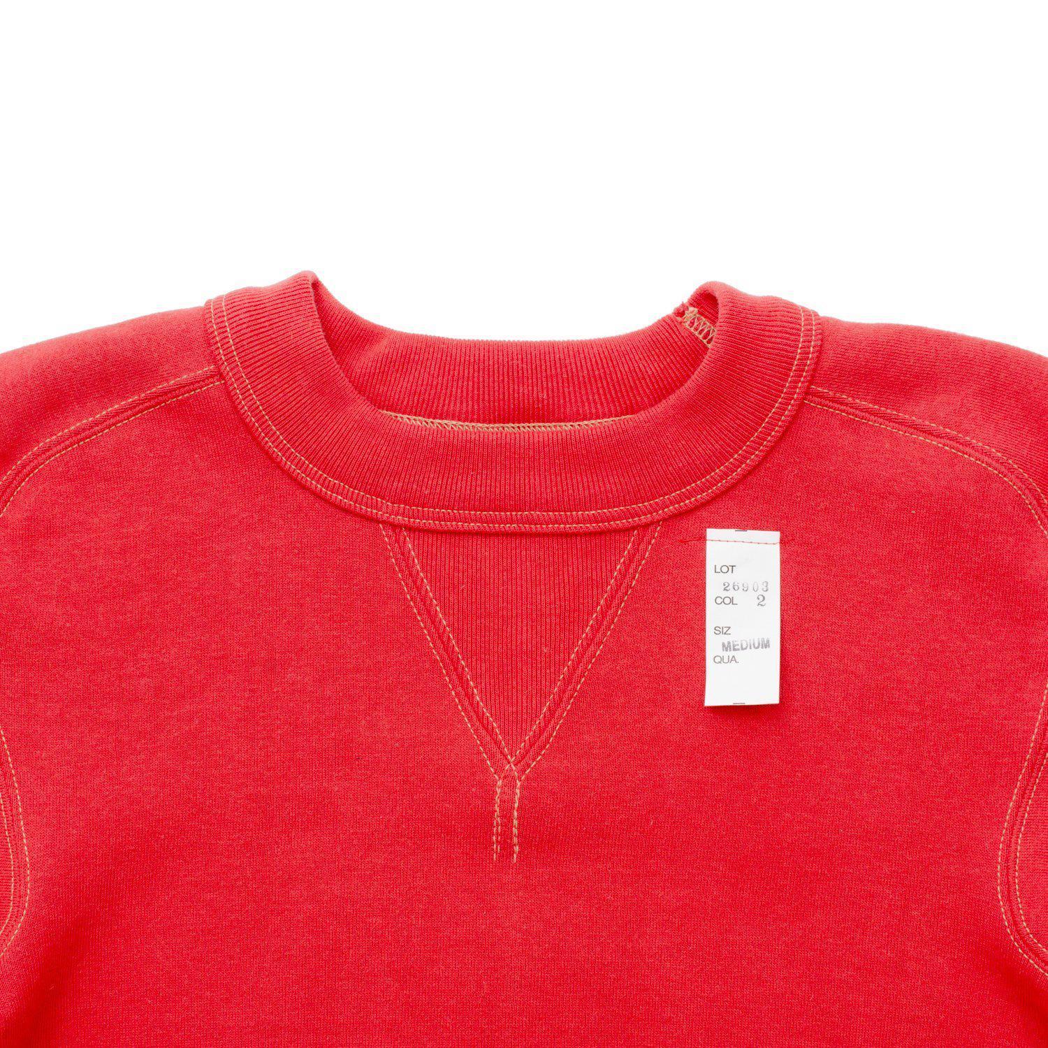 Cushman Lot. 26903 Freedom Sleeve Sweatshirt Red - Image 3
