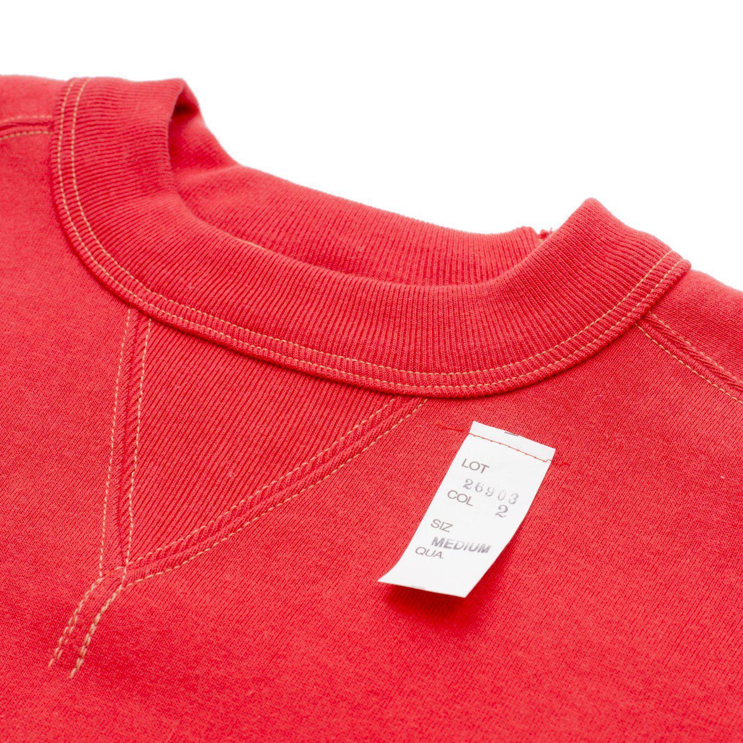 Cushman Lot. 26903 Freedom Sleeve Sweatshirt Red - Image 4