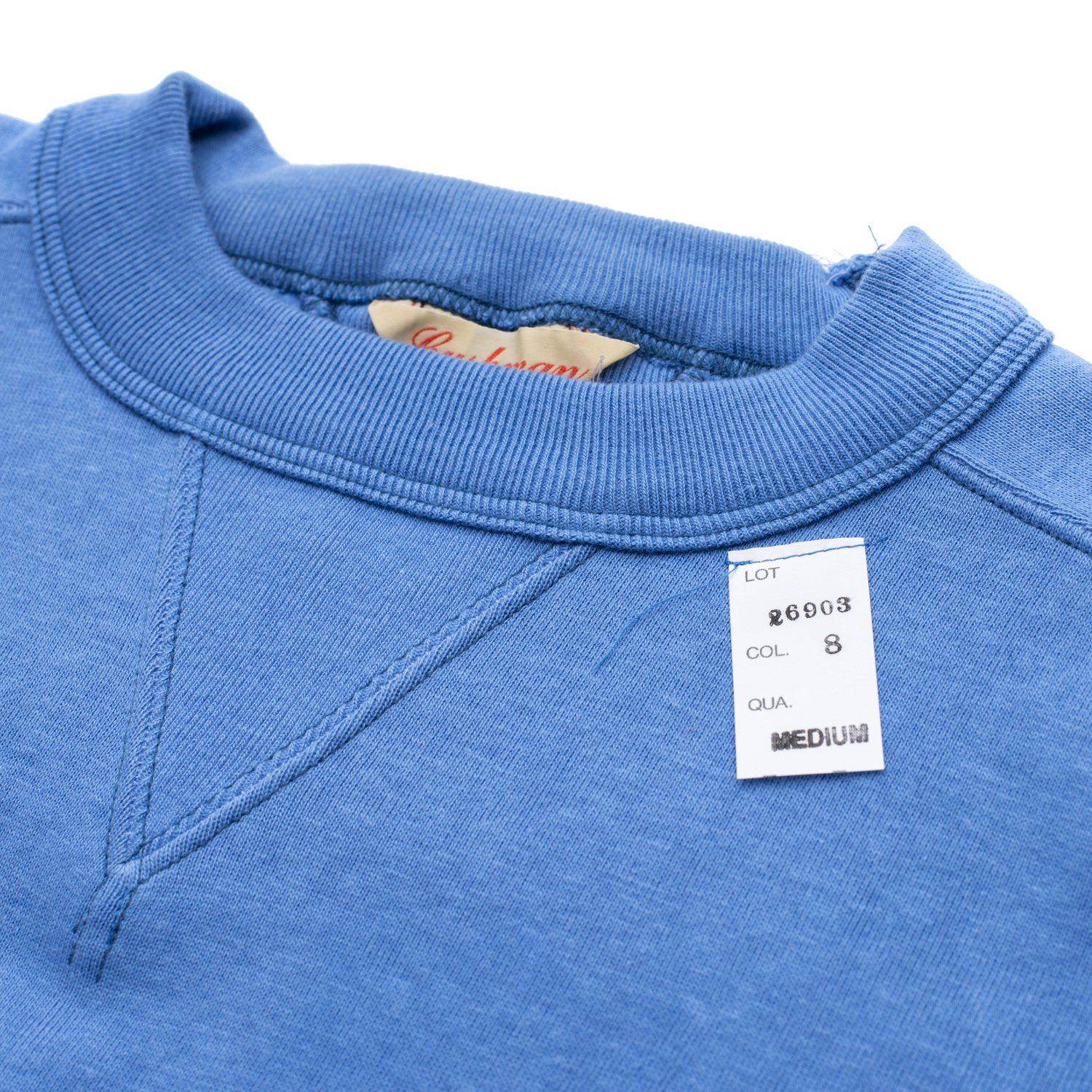 Cushman Lot. 26903 Freedom Sleeve Sweatshirt Sax - Image 5