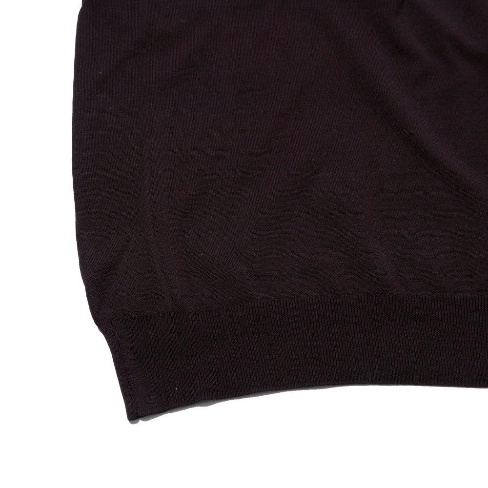 Haversack Zip Knit Polo Brown - Image 5