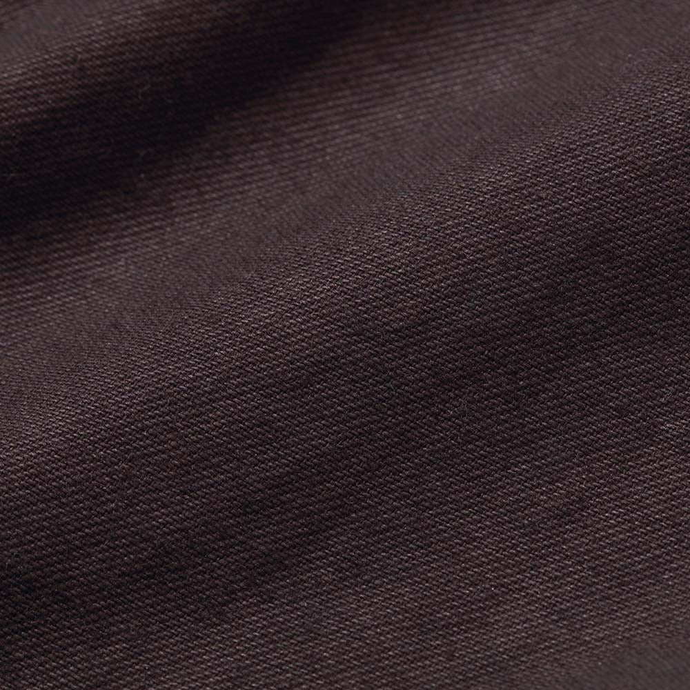 KUON Regular Collar Shirt Dorozome Mud Brown - Image 5