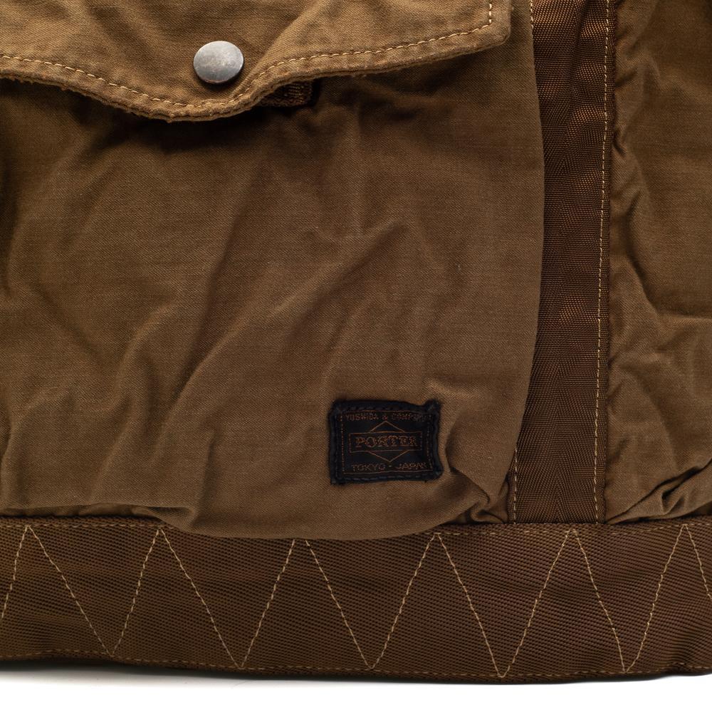 Porter Yoshida & Co Crag Tote Bag Coyote - Image 4
