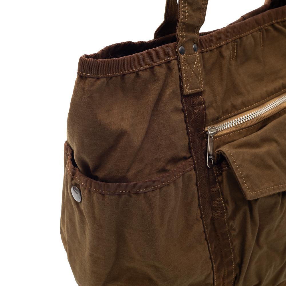 Porter Yoshida & Co Crag Tote Bag Coyote - Image 5