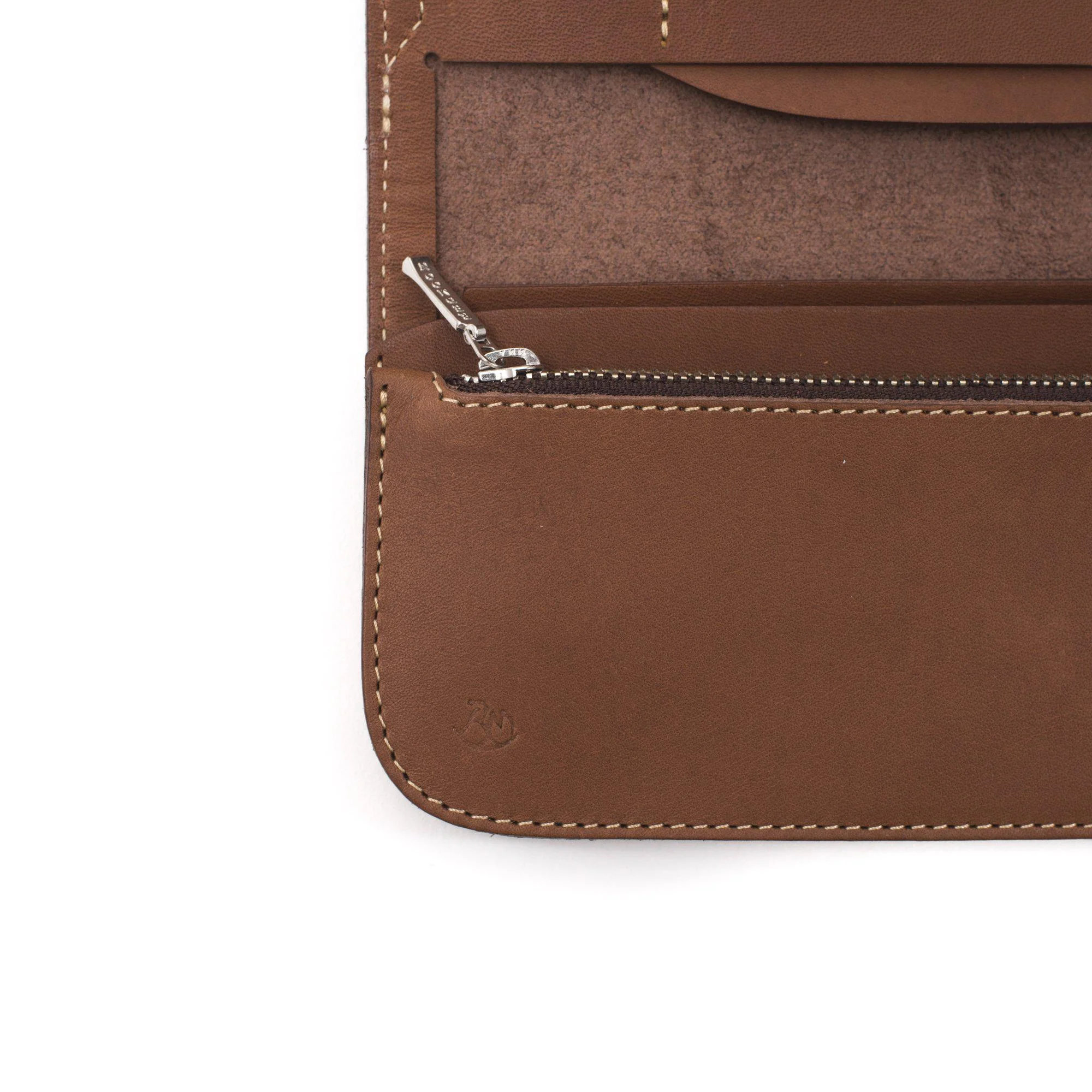 Red Moon Long Wallet Dark Tan - Image 5
