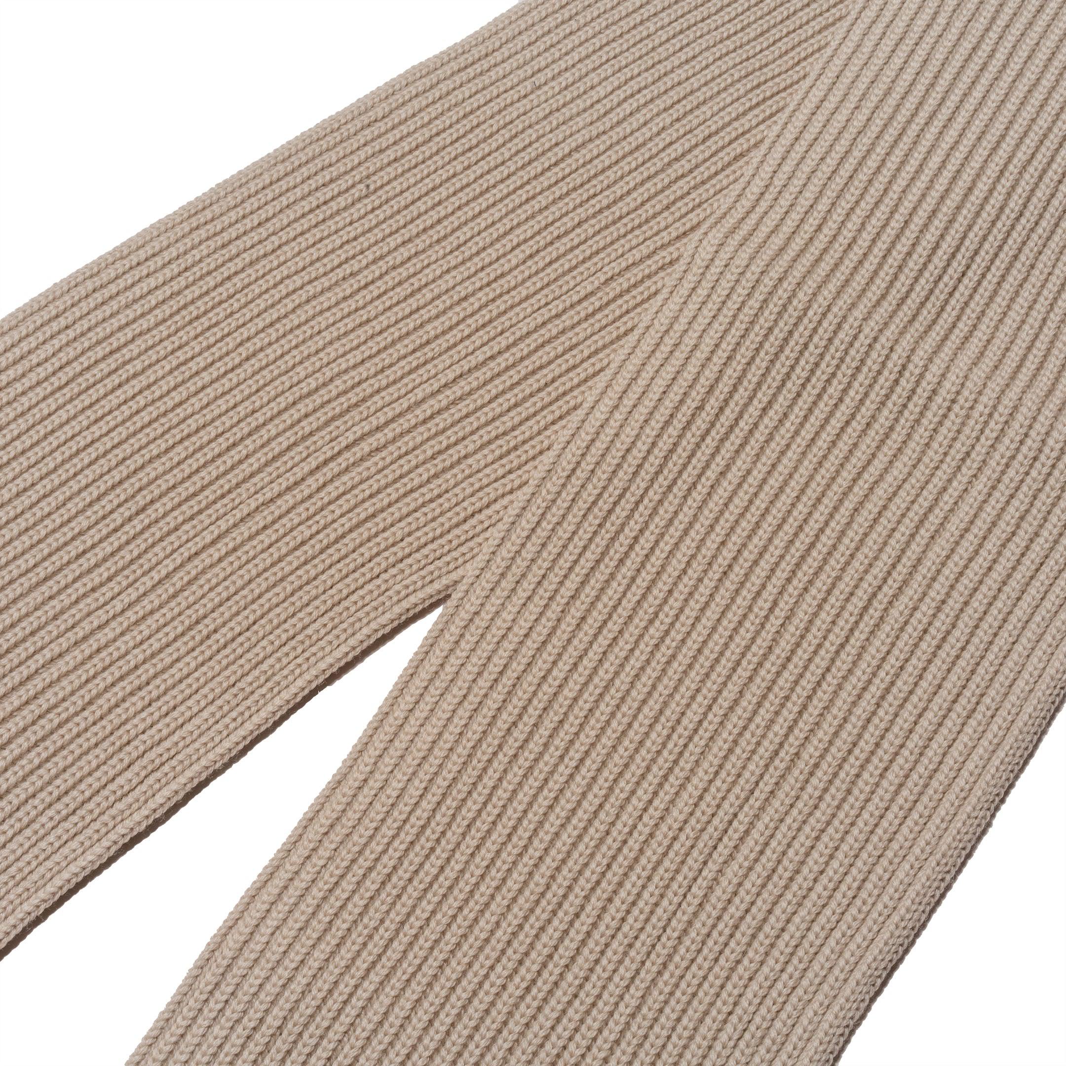 Rototo Extra Fine Merino 1 x 1 Muffler Grayage - Image 3