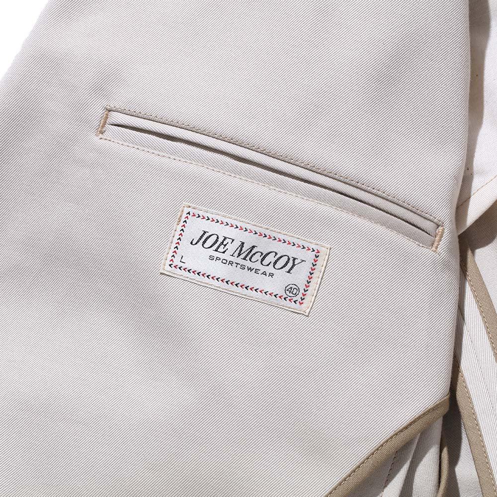 The Real McCoy's 1950's Cotton Chino Sports Coat Beige - Image 8