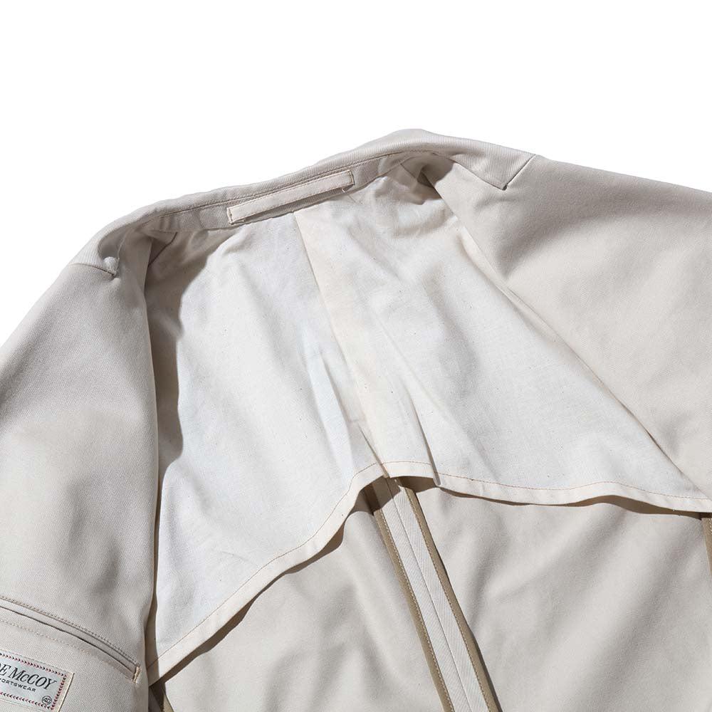 The Real McCoy's 1950's Cotton Chino Sports Coat Beige - Image 9