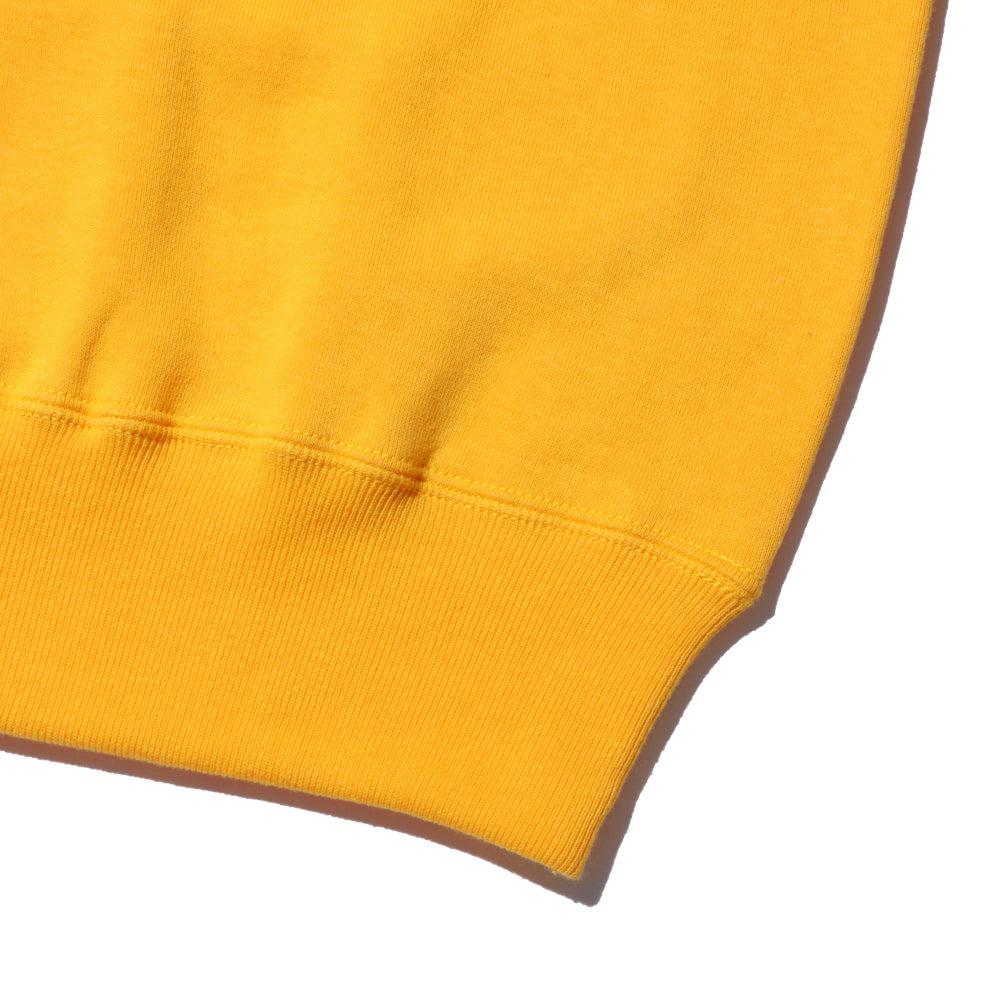 The Real McCoy's 9.oz Loopwheel Raglan Sleeve Sweatshirt Yellow - Image 3