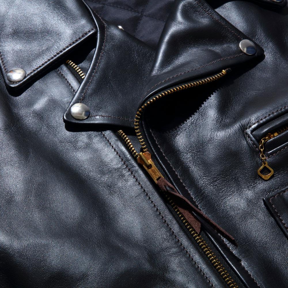 The Real McCoy's Buco J-24 Leather Jacket Black - Image 5