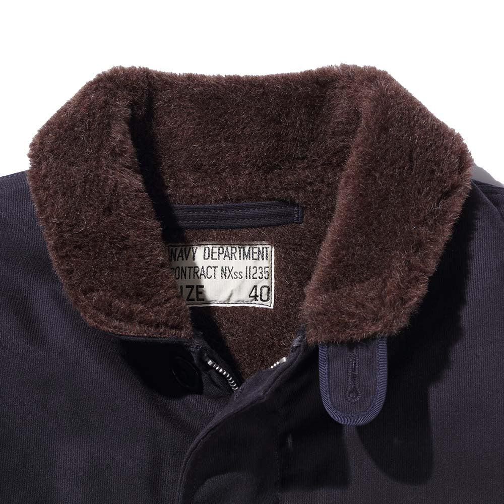 The Real McCoy's N-1 Deck Jacket Navy - Image 3