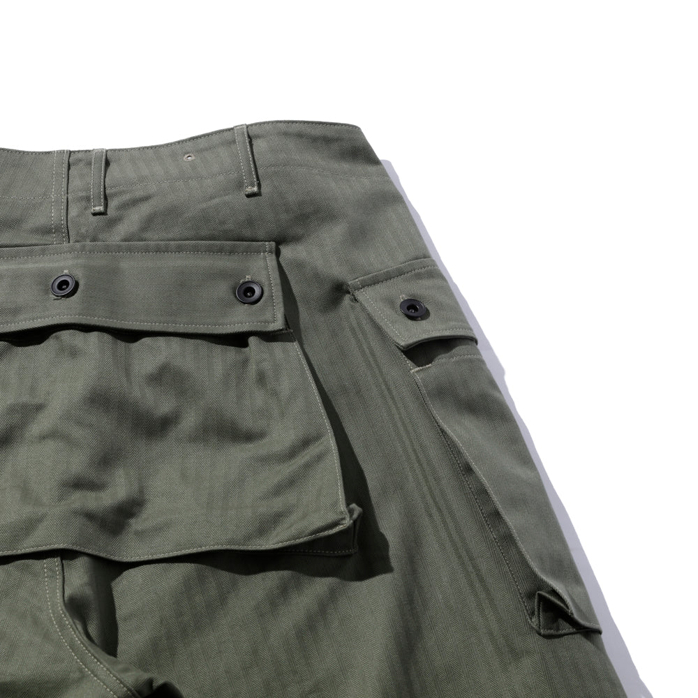The Real McCoy's P-44 Utility Trousers Sage Green - Image 11