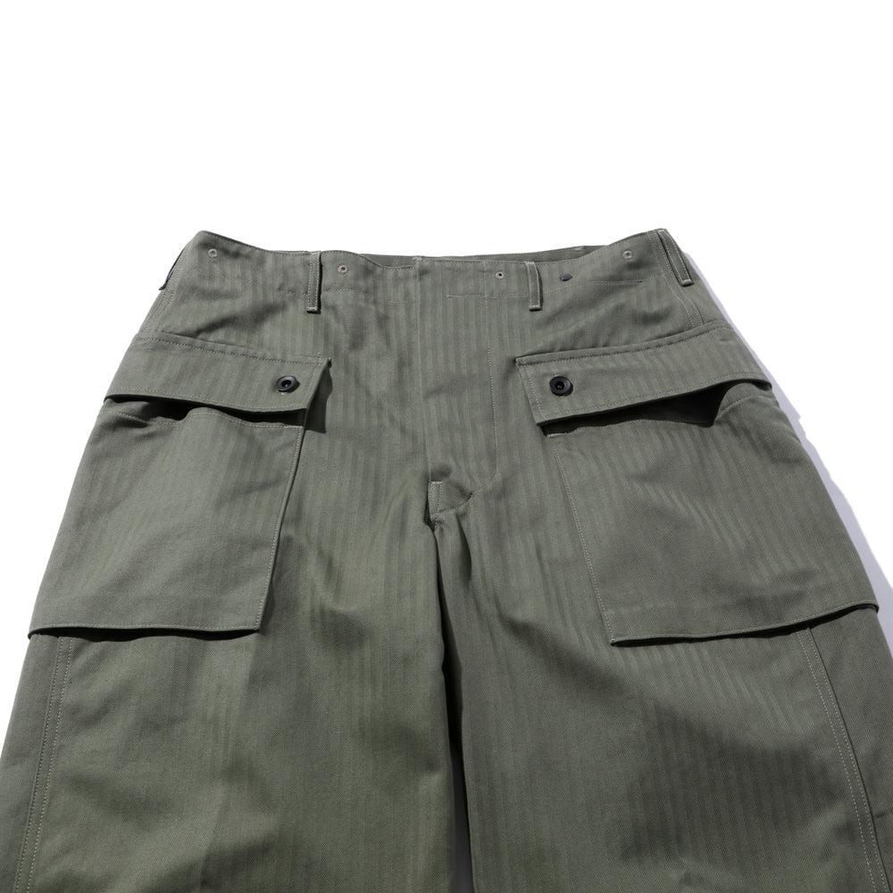 The Real McCoy's P-44 Utility Trousers Sage Green - Image 3
