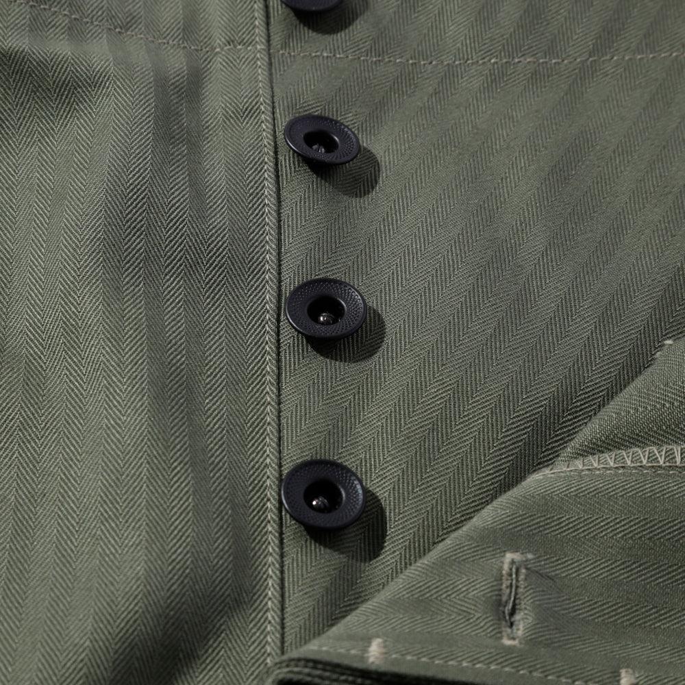 The Real McCoy's P-44 Utility Trousers Sage Green - Image 6