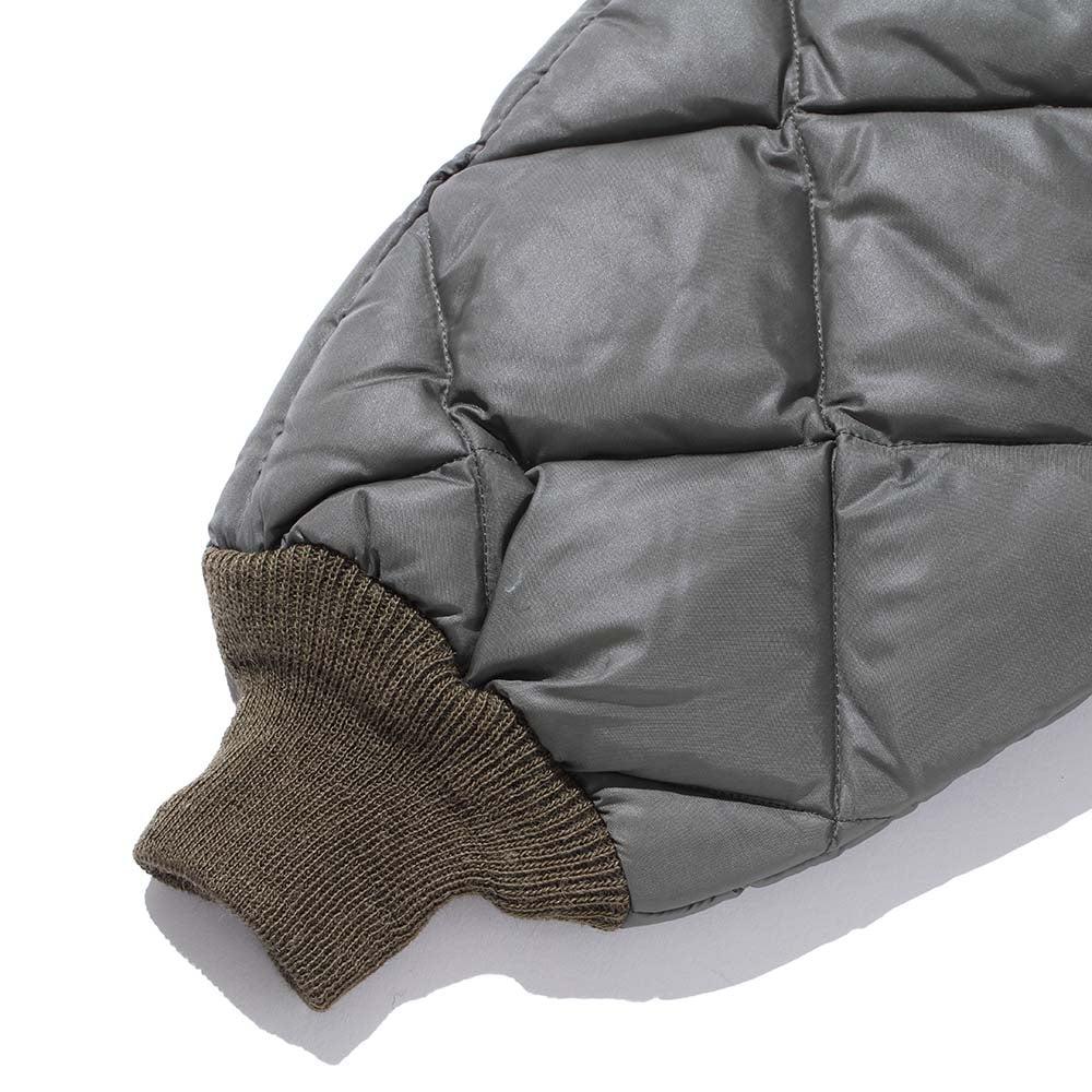 The Real McCoy's Quilted Down Trousers Olive - Image 7