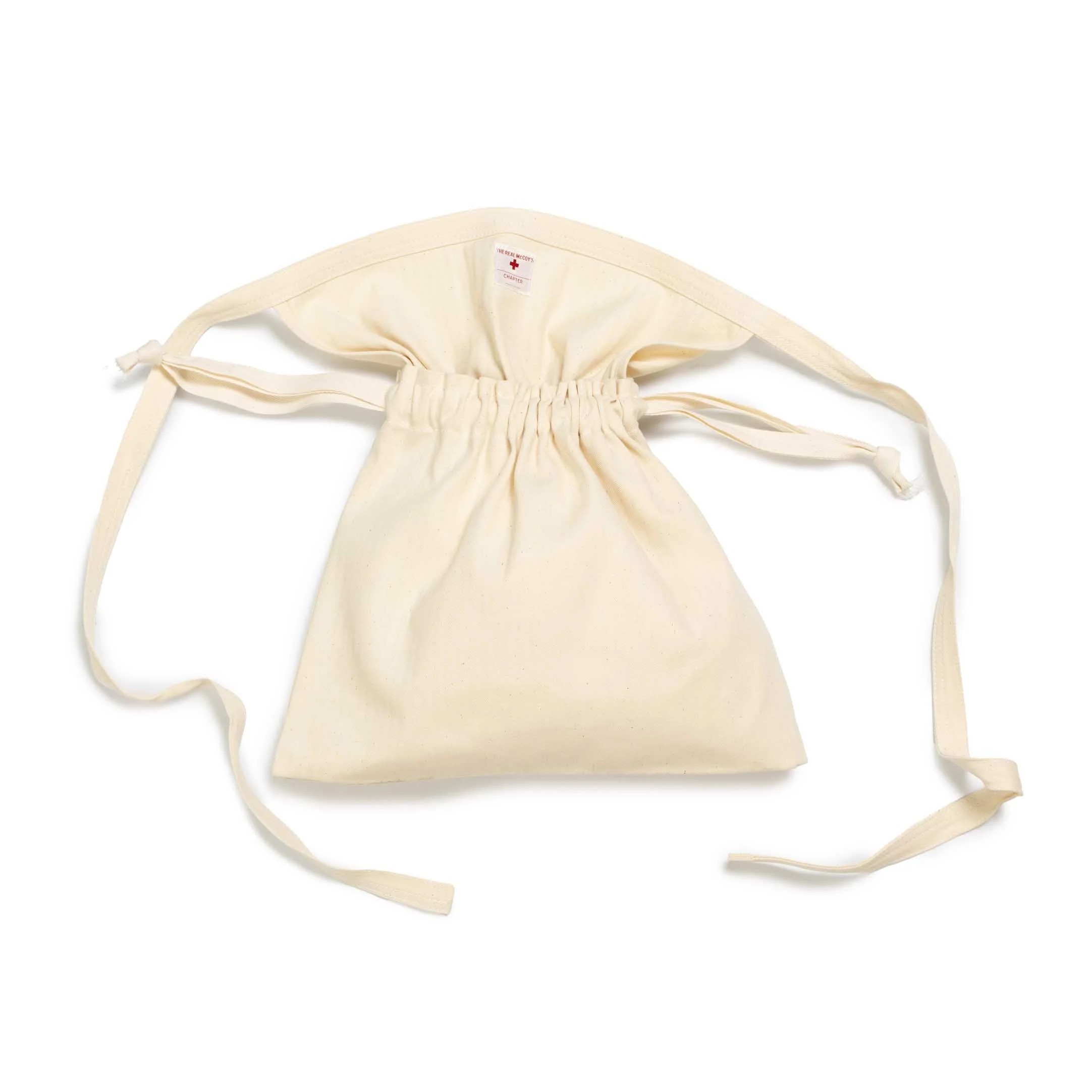 The Real McCoy's White HBT Apron Bag - Image 3