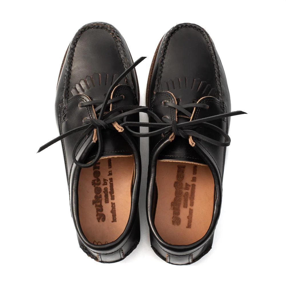 Yuketen Blucher w/Kiltie w/Camp Sole G Black - Image 7