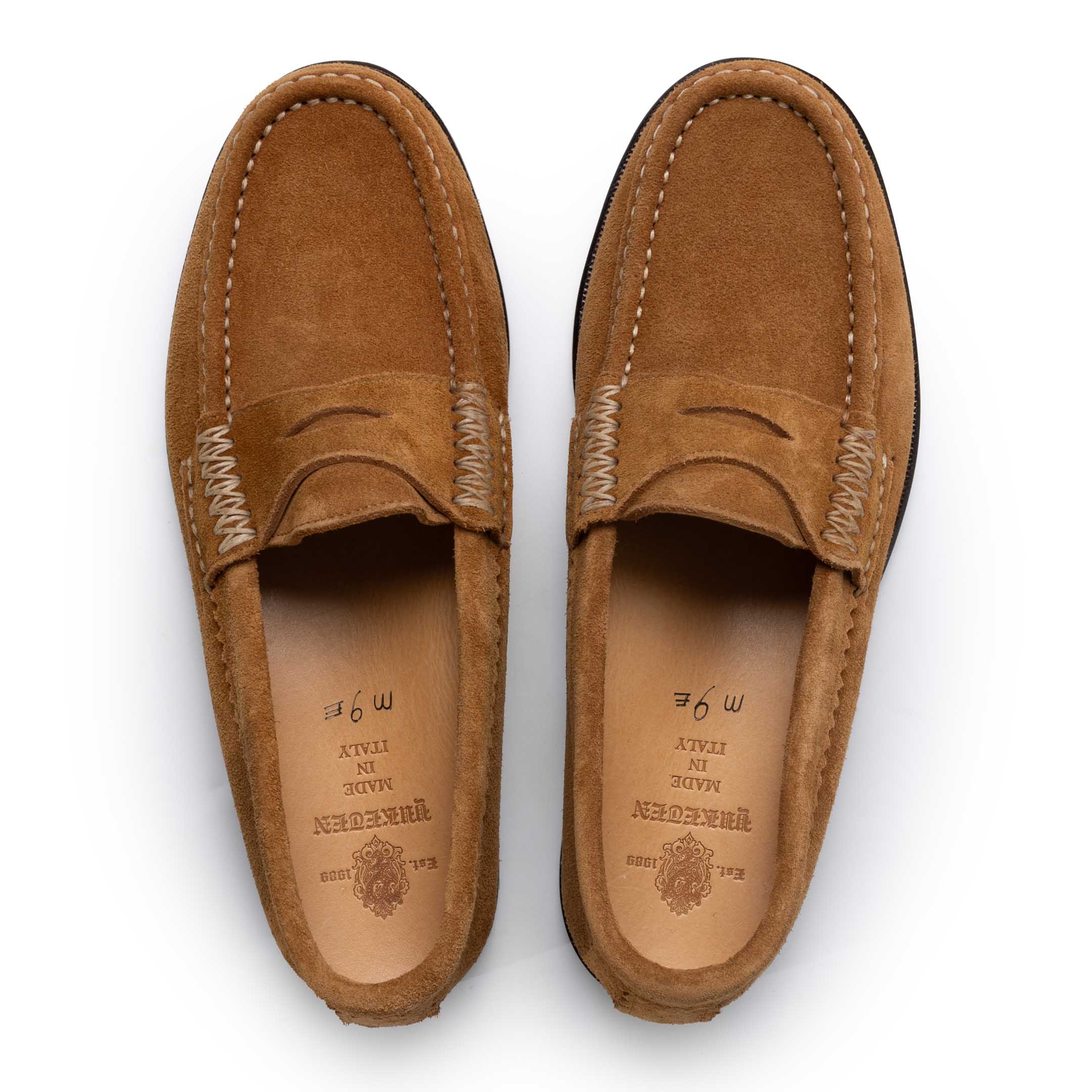Yuketen Rob's Loafer w/Leather Sole Tosca G Brown - Image 6