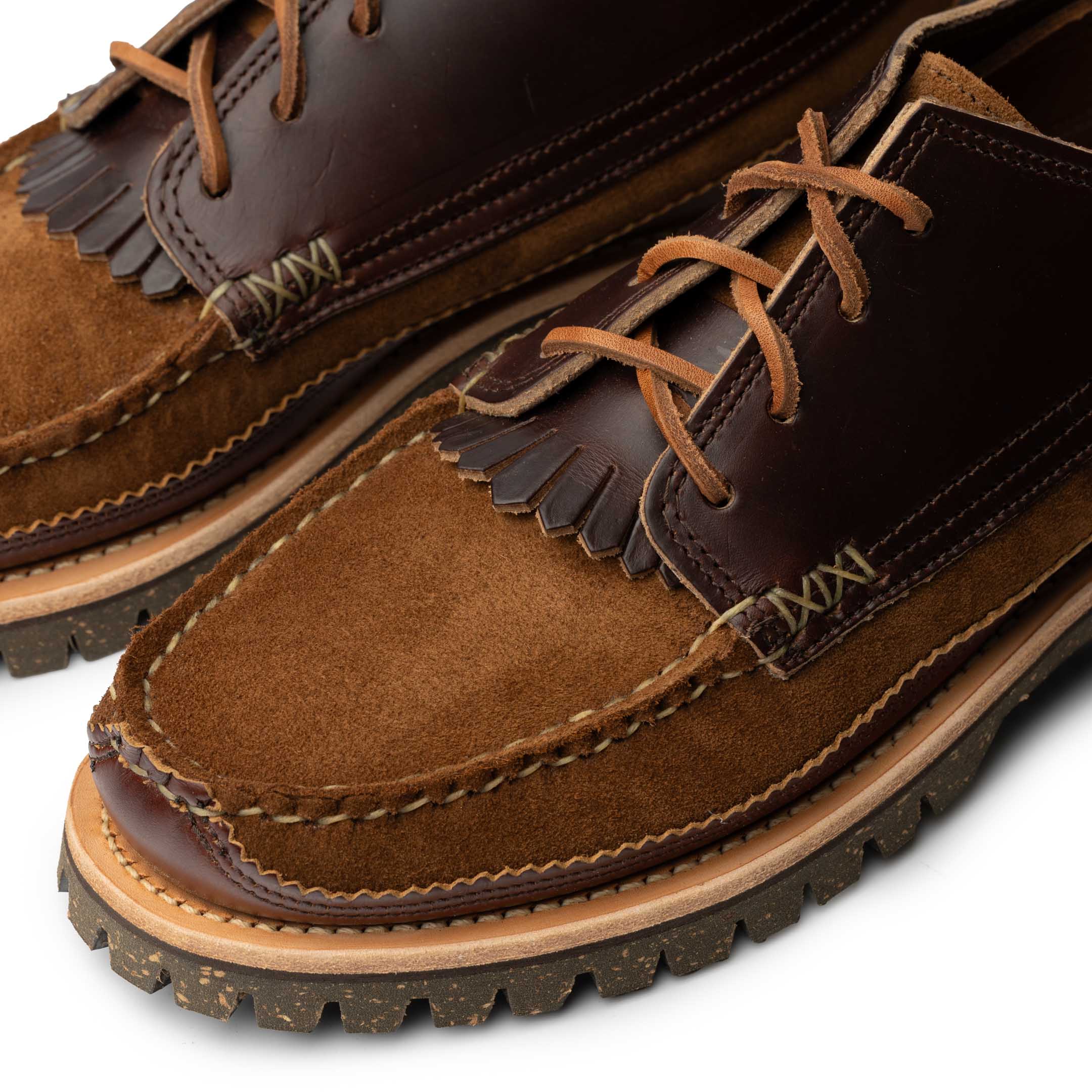 Yuketen Semi Handsewn Maine Guide Ox DB w/Kiltie FO Snuff x G Brown - Image 5